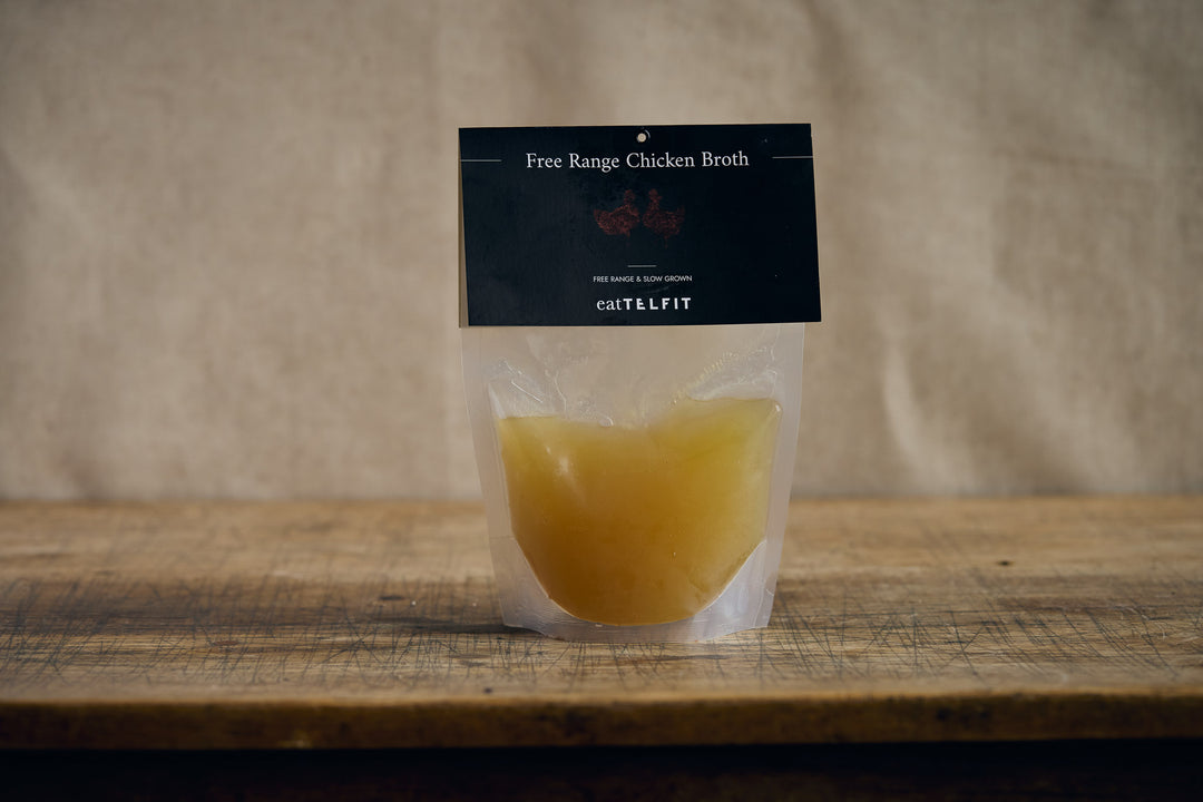Chicken bone broth packaging