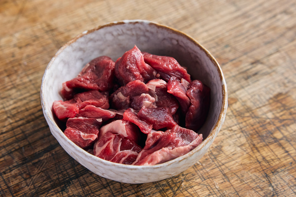 Diced Wild Venison Shoulder