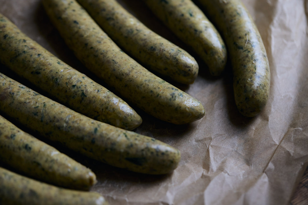Green Harissa Chicken Sausages