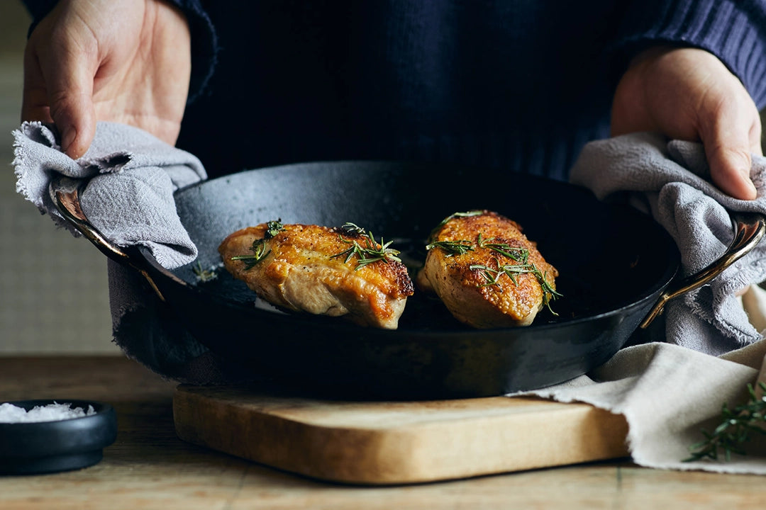 Free Range Chicken Breast Skin On - Cooked