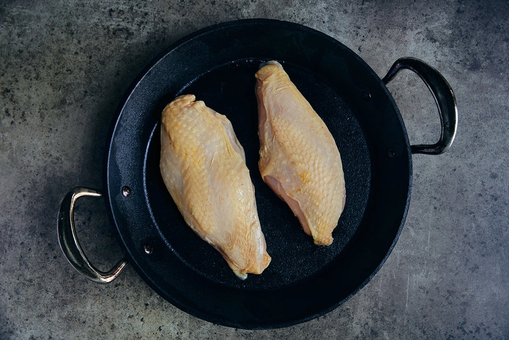 Free Range Chicken Breast Skin On - Raw