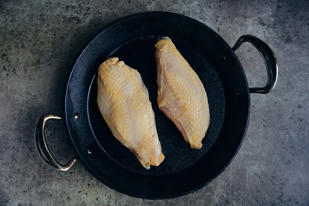 Free Range Chicken Breast Skin On - Raw