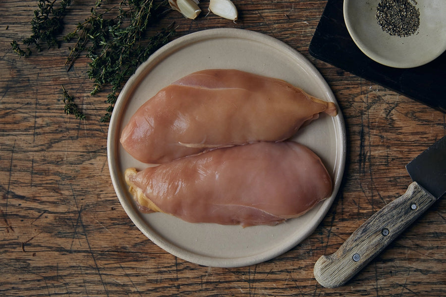 Free Range Chicken Breast Skinless - Raw