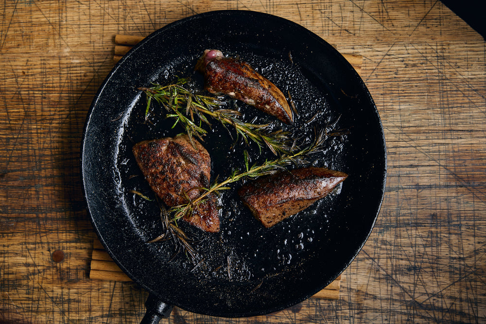 lambs Liver and rosemary