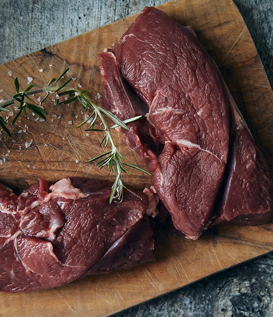 Image of Wild Venison Haunch Steaks