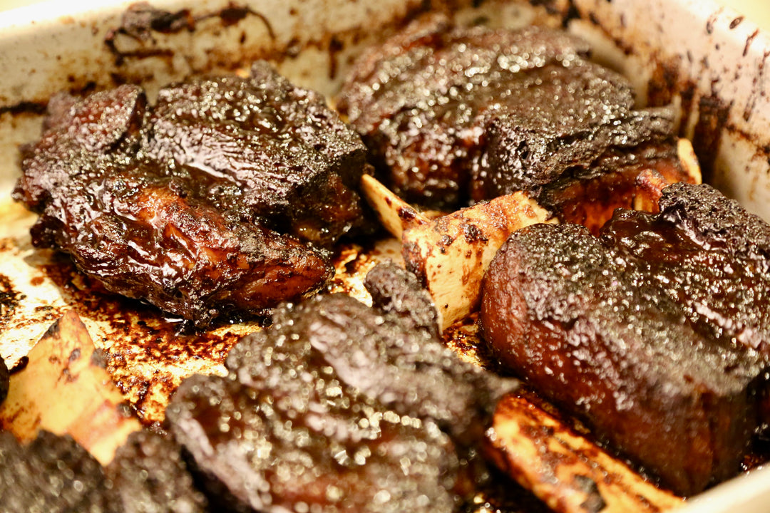 Glazed and Braised Coffee Short Ribs