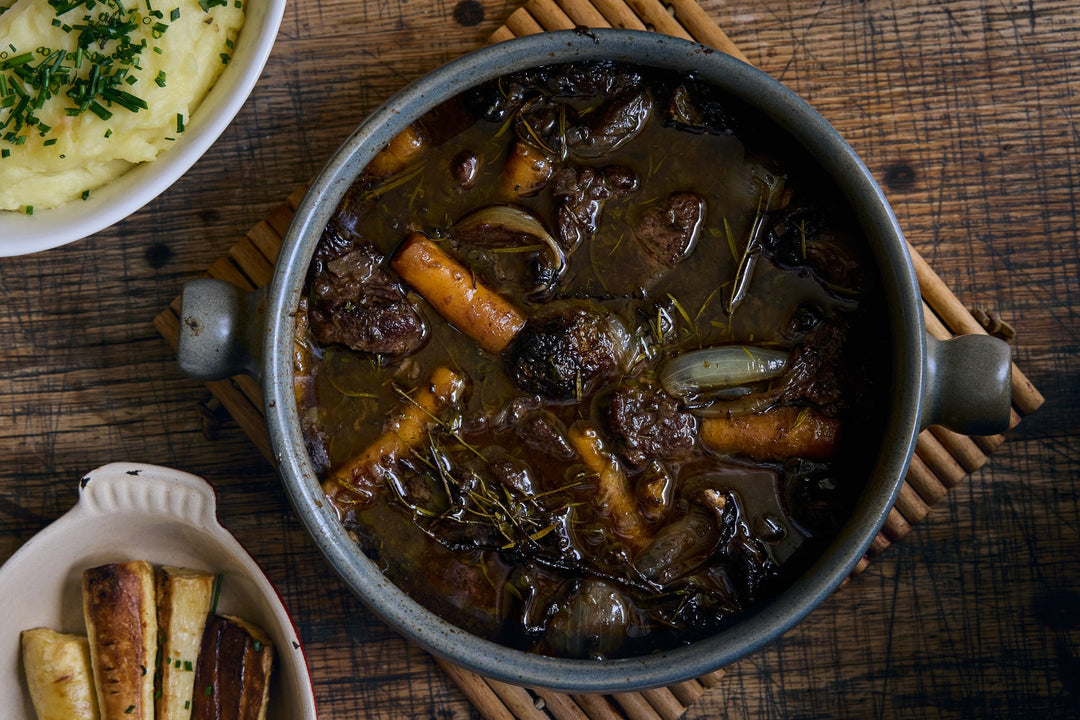 Diced beef and ale stew recipe
