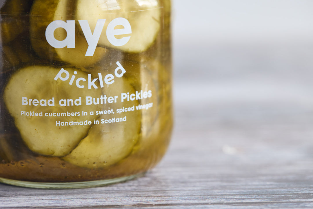 Aye pickled Bread and Butter Pickles