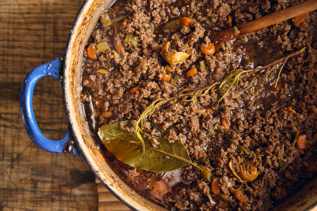 Braised Grass Fed Beef mince