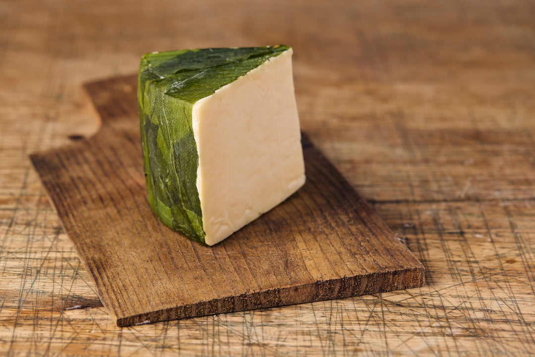 Cornish Yarg with Nettle Cheese
