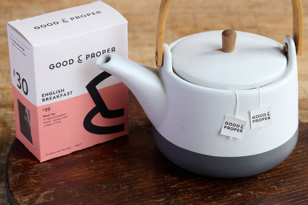 English Breakfast teabag Brewing