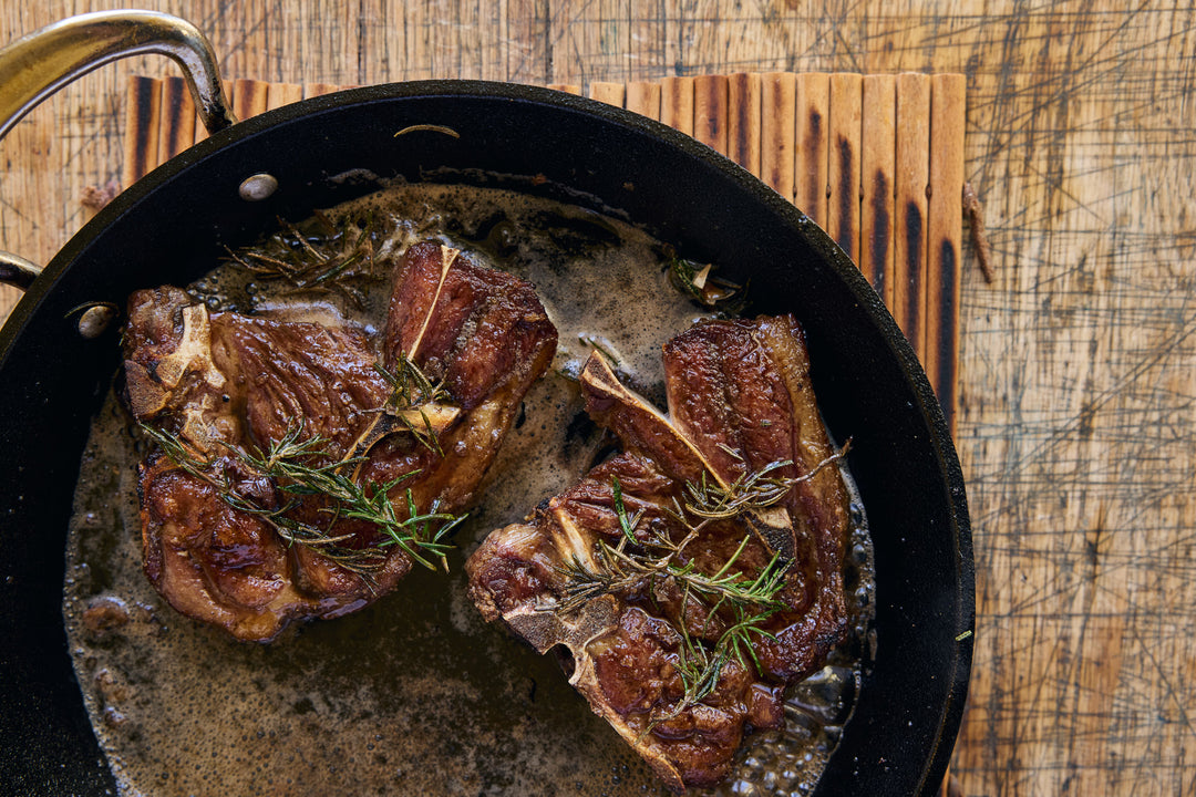 Grilled Lamb Shoulder chops