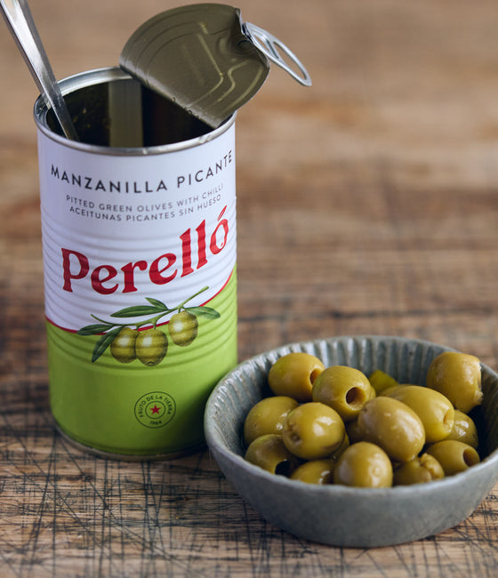 Image of Perello Manzanilla Olives with Chilli