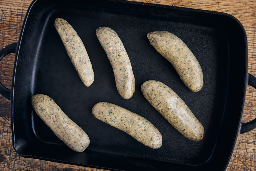 Pork and Herb sausages 1