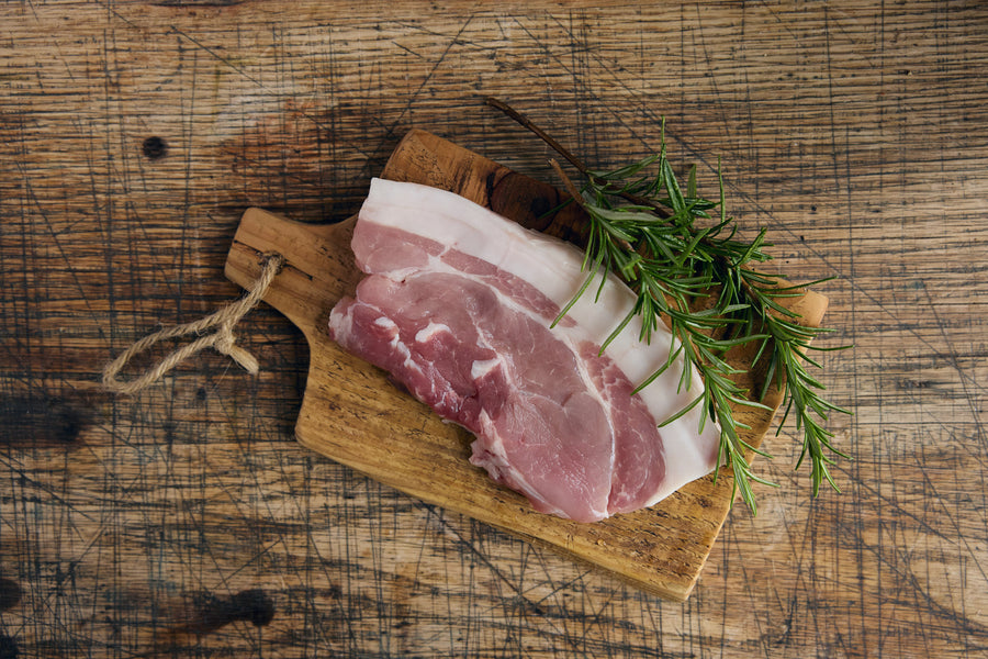 Raw Pork Chump Steak