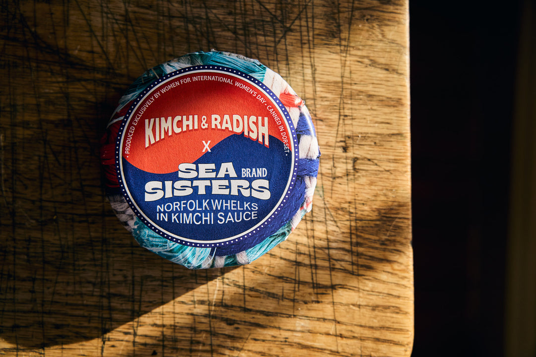 Sea Sisters Norfolk whelks In Kimchi Sauce Tin