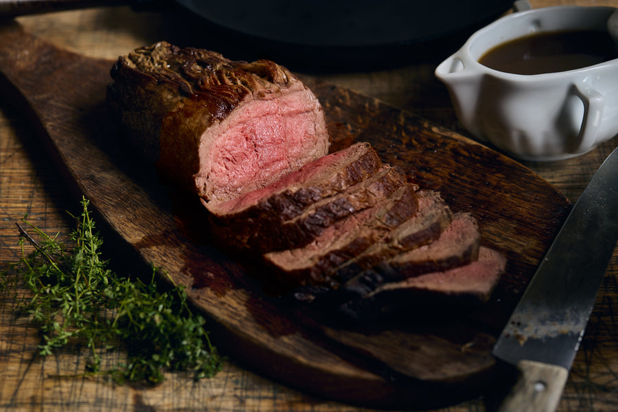 Whole roast fillet of beef