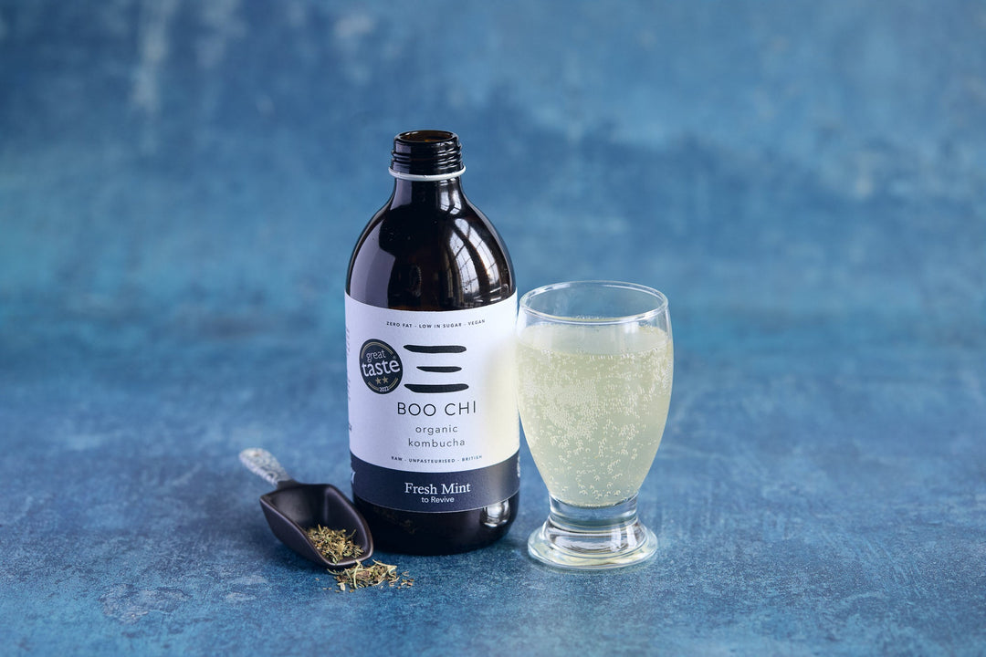 Boo Chi Organic Mint Kombucha - eatTelfit