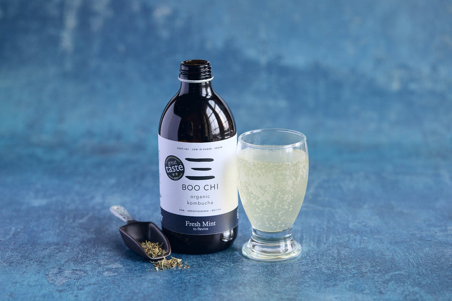 Boo Chi Organic Mint Kombucha - eatTelfit