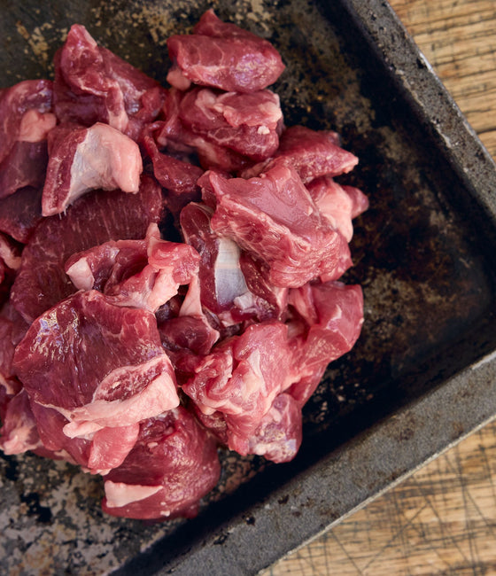 Image of Diced Grass Fed Lamb Shoulder