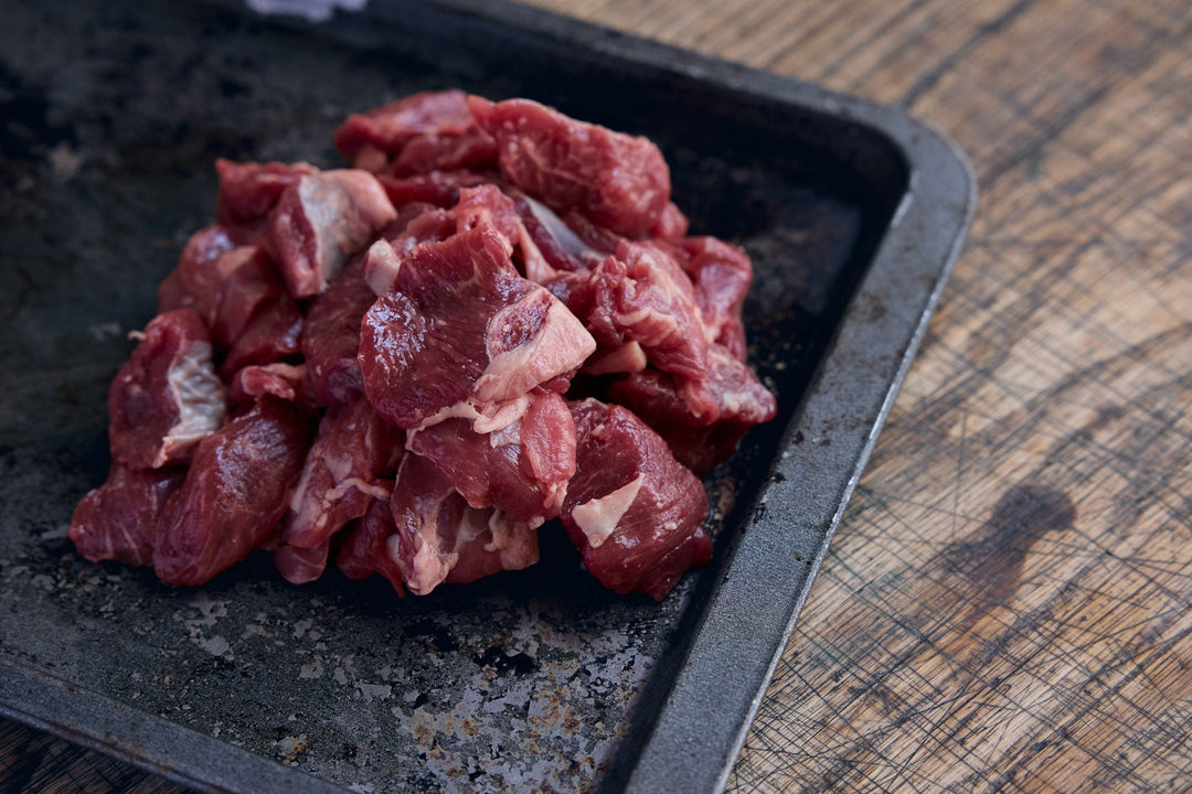 Diced Grass Fed Lamb Shoulder - eatTelfit