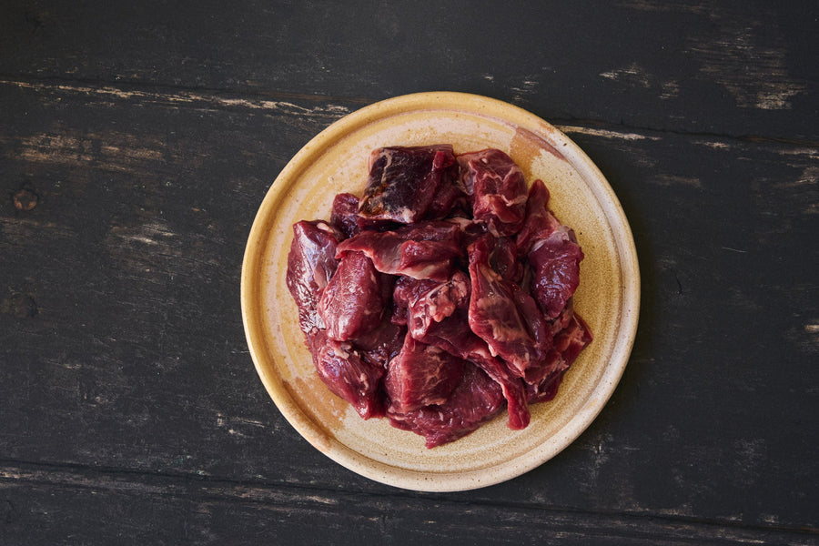 Diced Grass Fed Mutton - eatTelfit