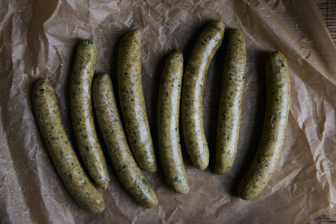 Green Harissa Chicken Sausages