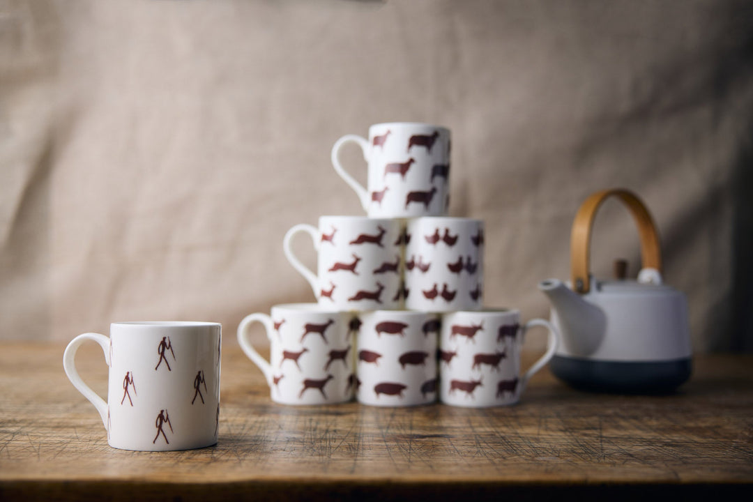 eatTelfit Bone China Mugs - eatTelfit