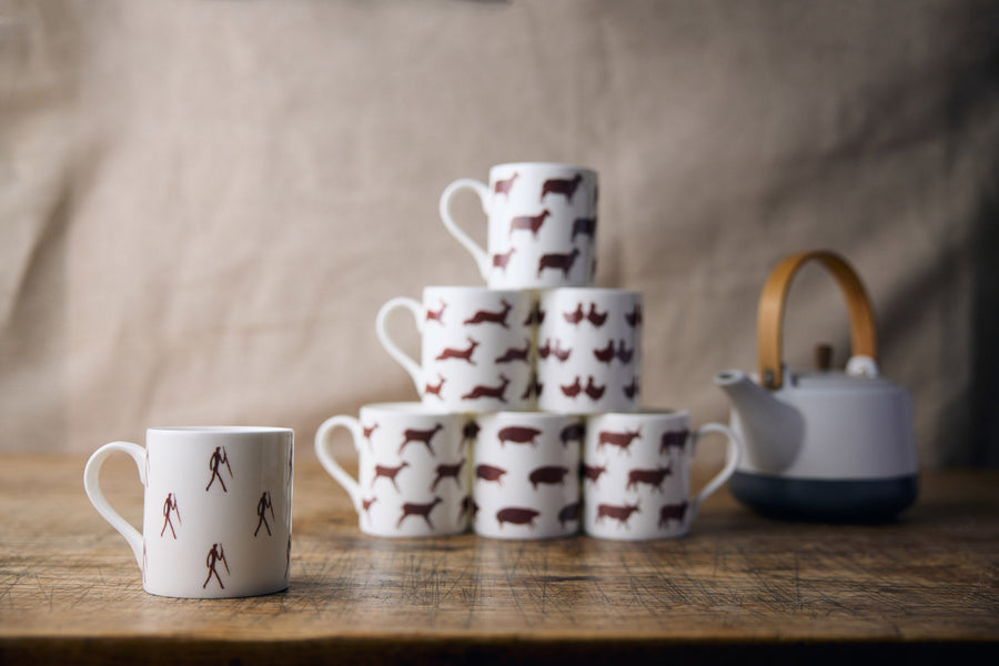 eatTelfit Bone China Mugs - eatTelfit