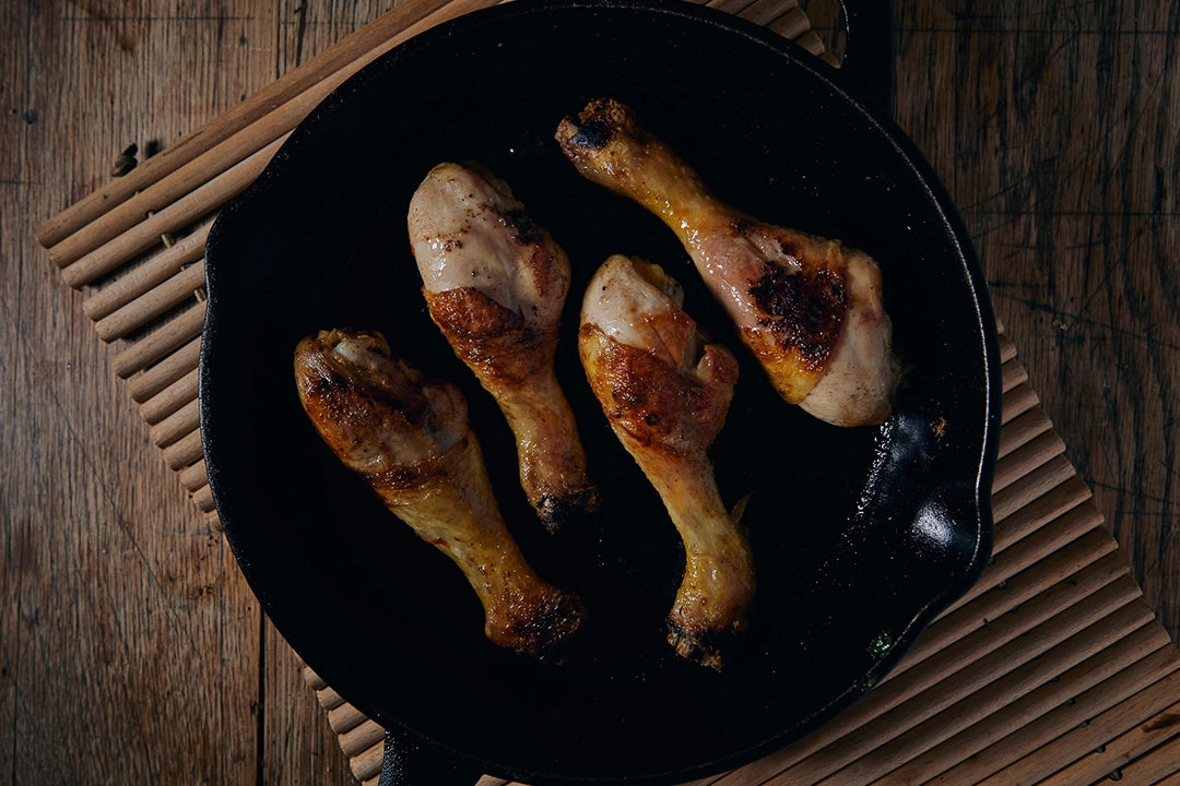 Free Range Chicken Drumsticks Cooked 