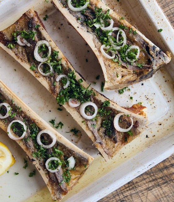 Image of Grass Fed Beef Marrow Bone Boats