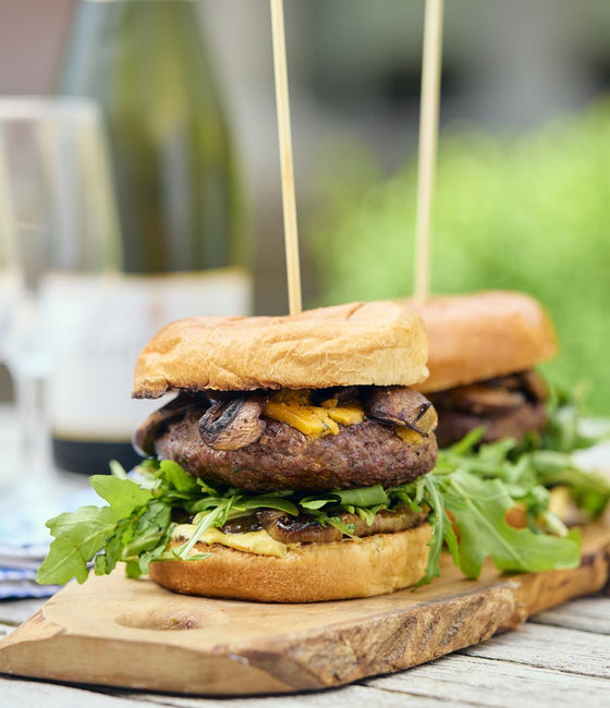 Image of Handmade Grass Fed Beef Burgers
