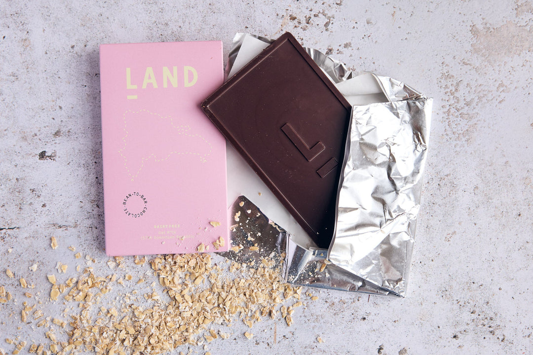 Land 57% Single Origin Chocolate Bar - eatTelfit