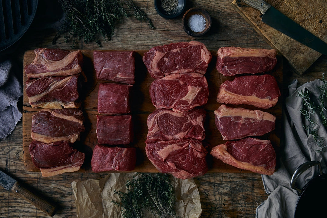 Buy Premium Grass Fed Beef Steak Box | Meat Boxes - eatTelfit