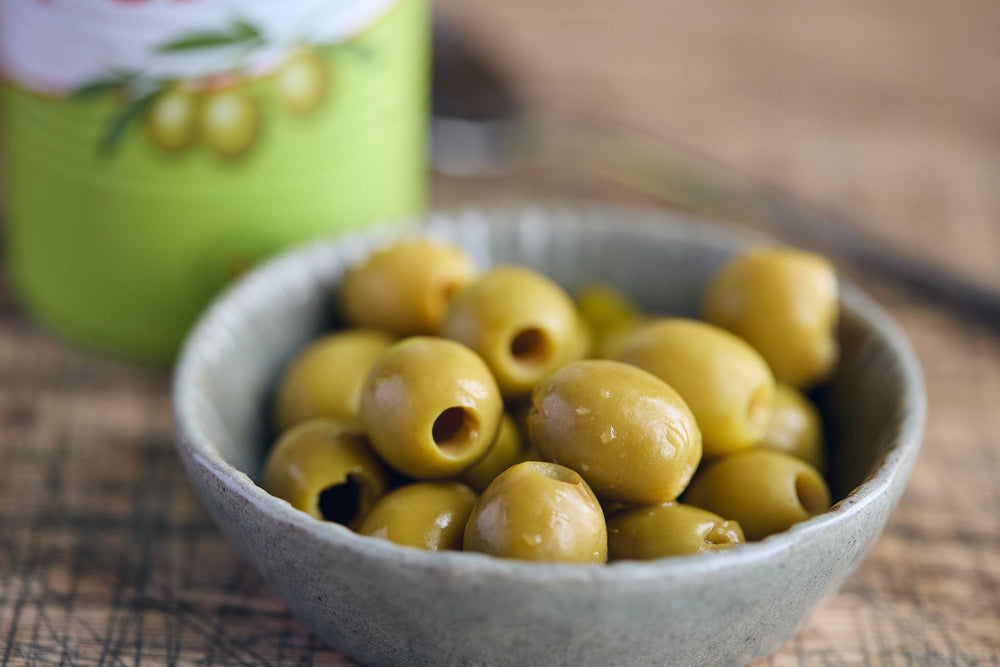 Perello Manzanilla Olives with Chilli - eatTelfit