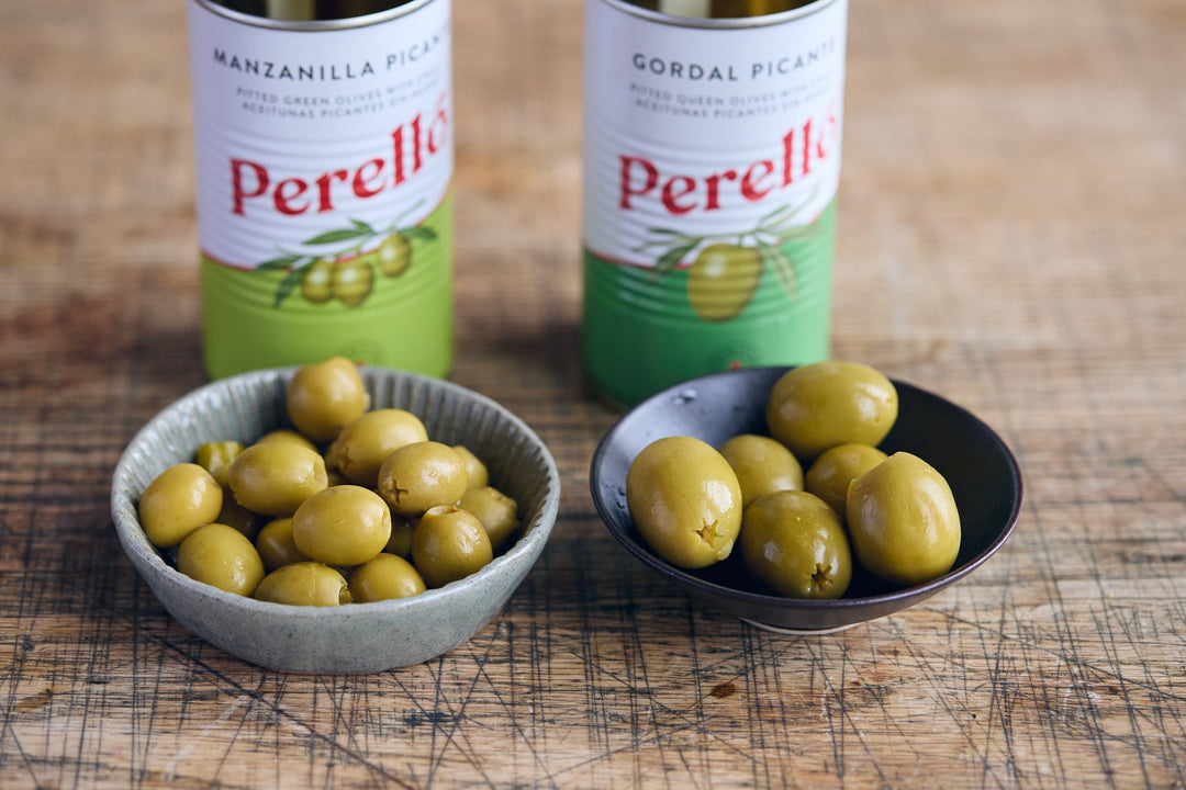 Perello Manzanilla Olives with Chilli - eatTelfit