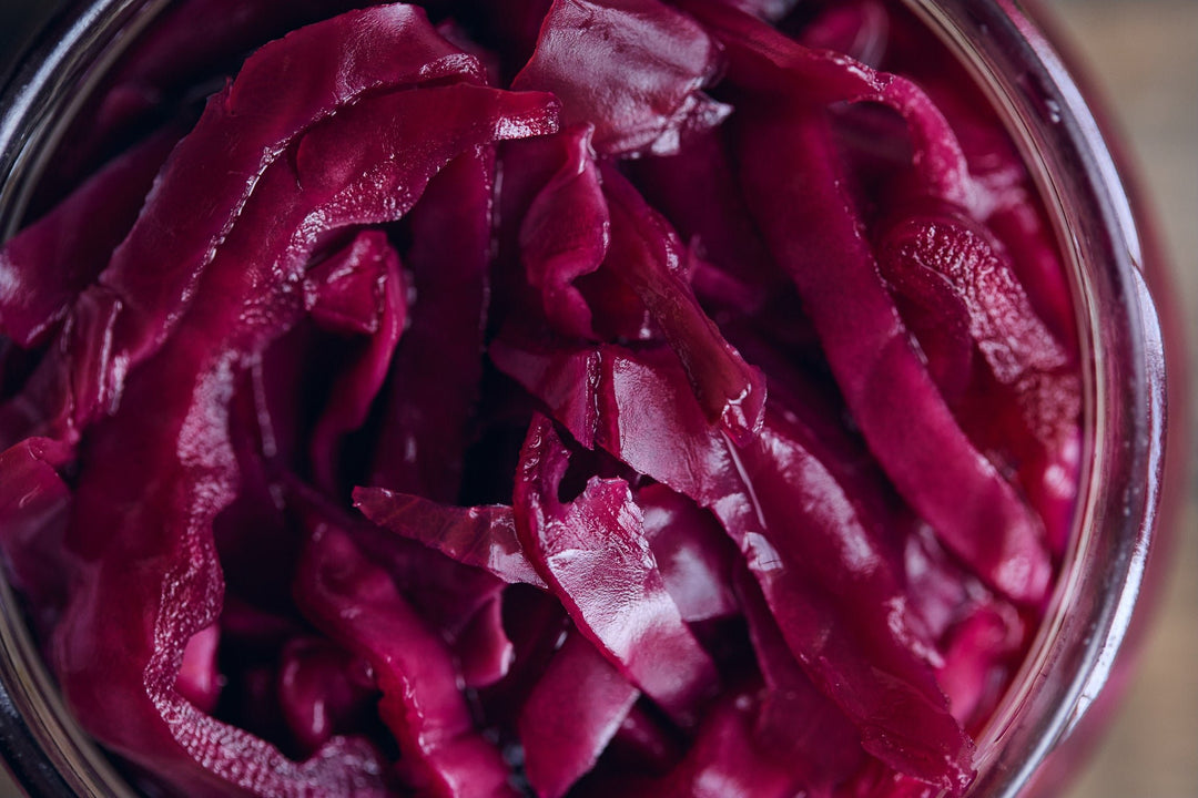 pickled red cabbage slaw