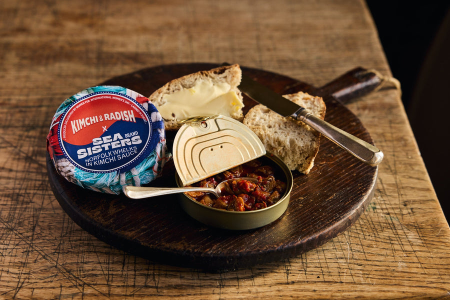 Sea Sisters Norfolk Whelks in Kimchi Sauce - eatTelfit