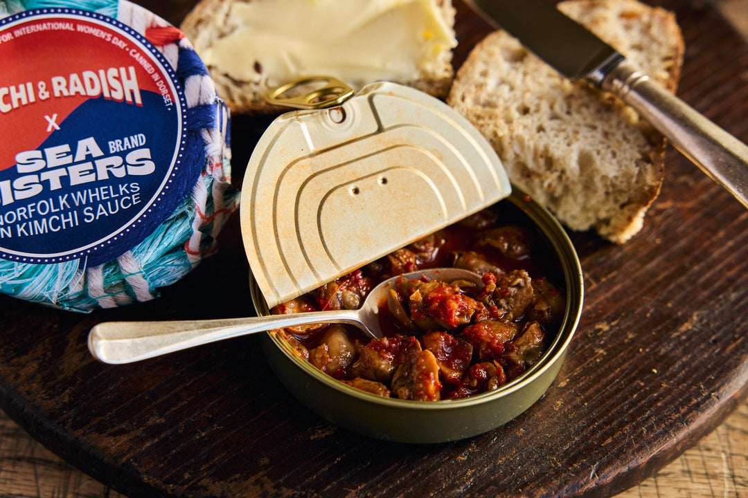 Sea Sisters Norfolk Whelks in Kimchi Sauce - eatTelfit