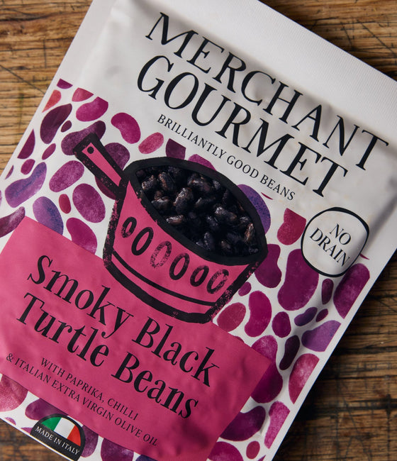 Image of Smoky Black Turtle Beans by Merchant Gourmet