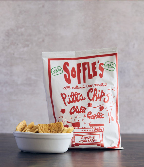Image of Soffles Chilli and Garlic Mild Share Pitta Chips 