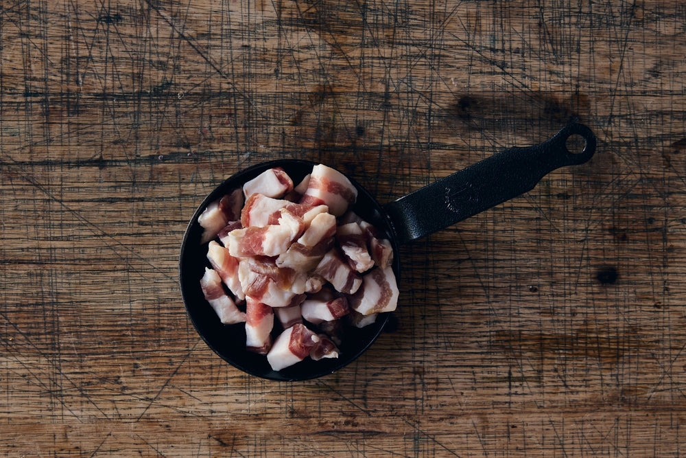 Unsmoked Nitrate Free Bacon Lardons - eatTelfit