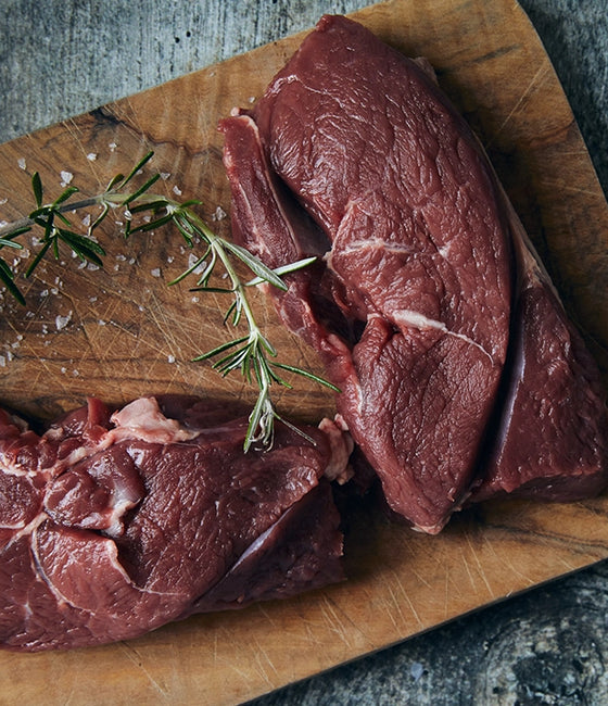 Image of Wild Venison Haunch Steaks