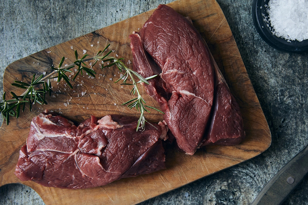 Wild Venison Haunch Steaks