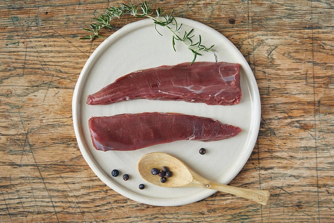Wild Venison Loin Pencil Fillet Steaks - eatTelfit